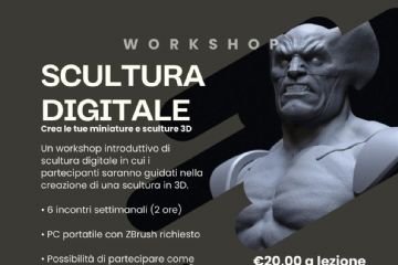 L’arte prende forma in 3D: al Palazzo della Cultura il Workshop di Scultura DigitaleAl via un percorso formativo di sei incontri per imparare a creare miniature e sculture tridimensionali. Un’opportunità unica per appassionati di tecnologia, modellismo e arte digitale.